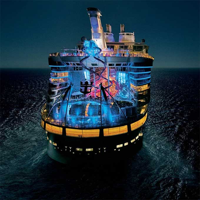 The enormity of Harmony of the Seas envisioned as a small New York City