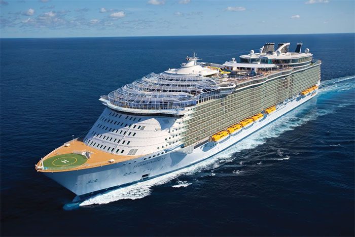 Harmony of the Seas is currently the largest billion-dollar ship in the world.
