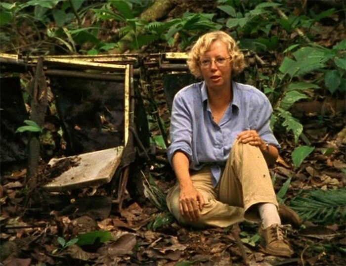 In 1980, Juliane Koepcke returned to visit the crash site.