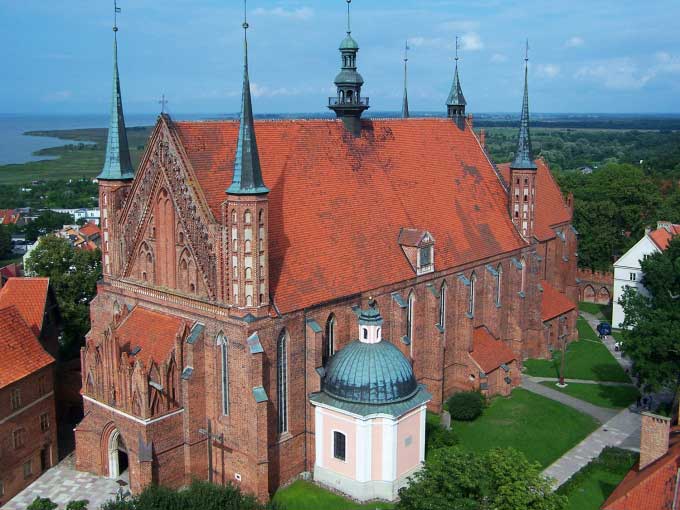 Frombork Cathedral, where Copernicus was buried.