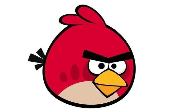 The bird in the above photo resembles the character from the game "Angry Birds".