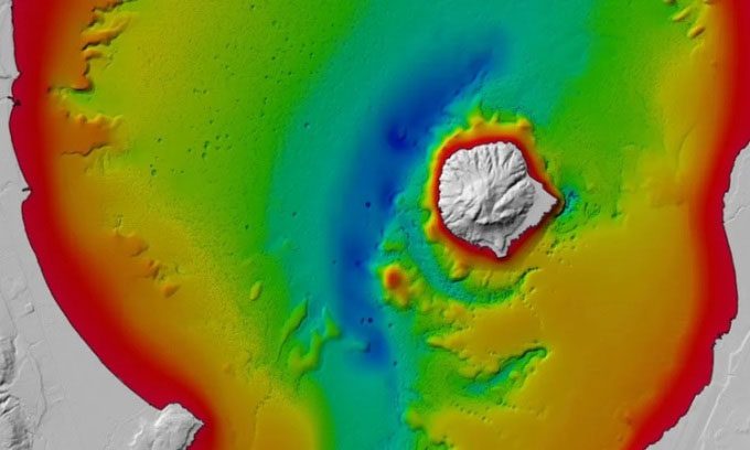 Detailed map of Lake Rotorua.