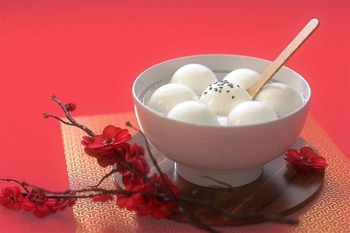 Bánh trôi during the Yuanxiao Festival