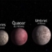 comparison of the sizes of objects in space 132167