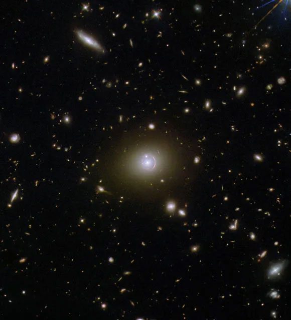 Peculiar cluster of objects in the Piscis constellation