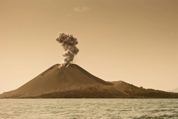 The volcanic island off the coast of Sicily has emerged above sea level three times.