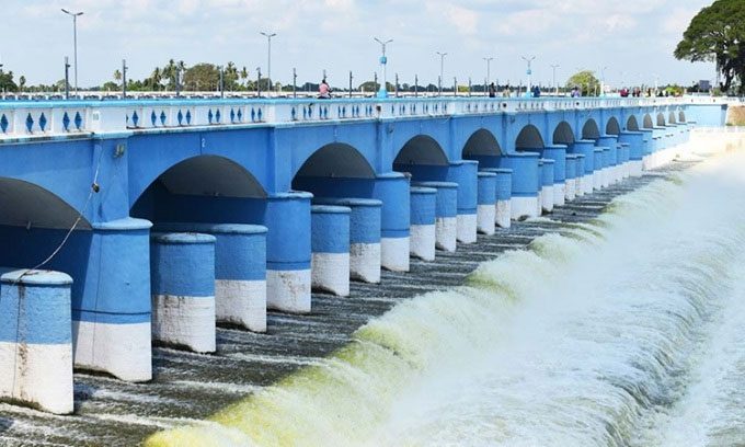 The Kallanai Dam in Tamil Nadu today.