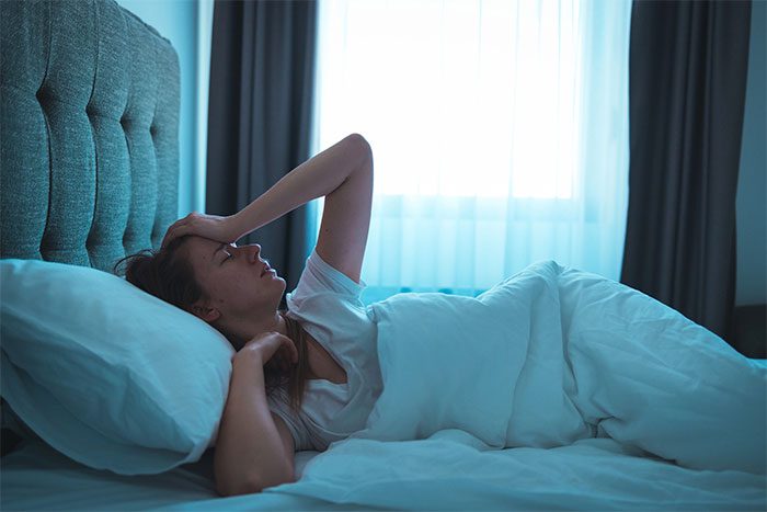 Migraines can worsen at night.