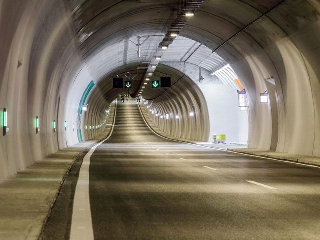 Nowadays, with advancements in science, a tunnel is built in segments.