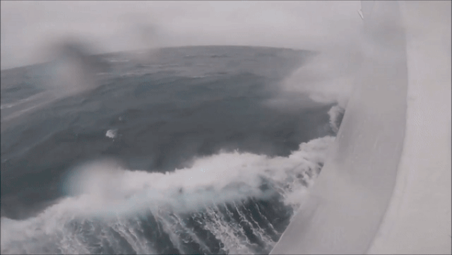 Fierce waves in the Drake Passage.