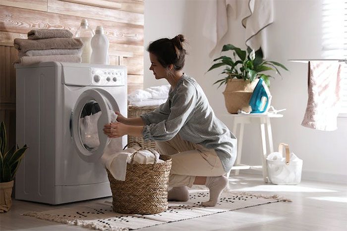 Towels need to be washed more frequently than duvet covers.