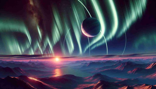 A view on a planet orbiting a "zombie"