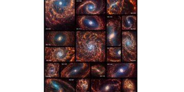 james webb space telescope captures stunning images of 19 spiral galaxies 132461