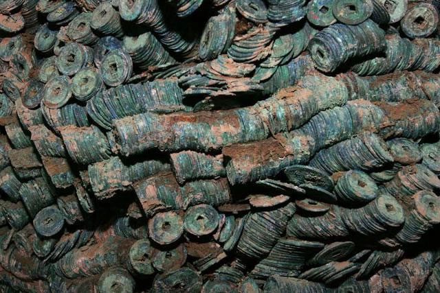 A multitude of ancient coins discovered.