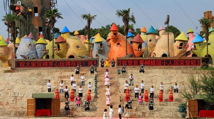 Today, the village is complete with its own police and fire forces.
