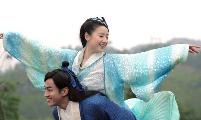 Image of Liang Shanbo and Zhu Yingtai in film.