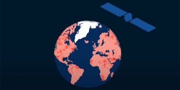 mysterious red light emitting from earth 132056