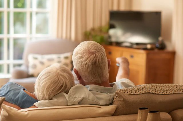 Sedentary activities include office work, lounging in front of the TV, driving...