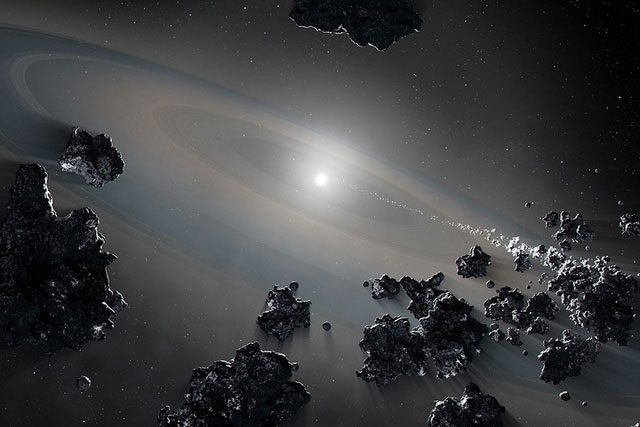 The expansion rate of the universe is a number describing how many kilometers per second the universe expands