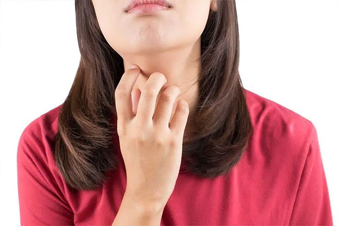 Allergies can cause throat itching and various other symptoms.