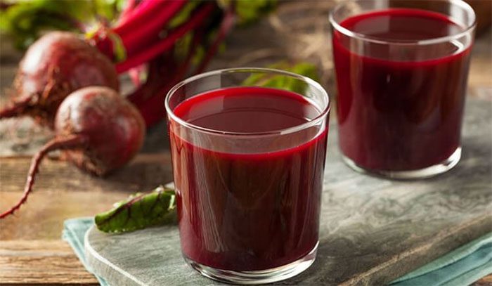 Beetroot juice does not help us boost blood as many people mistakenly believe.
