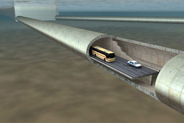 The world's first underwater tunnel was built beneath the River Thames