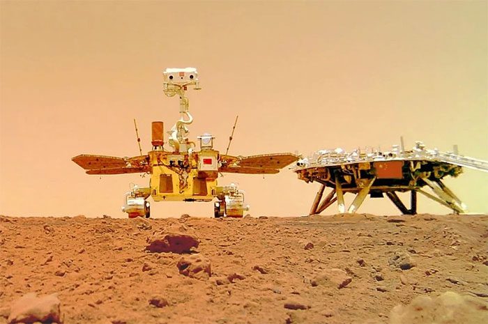 Zhurong - China's first Mars exploration rover.