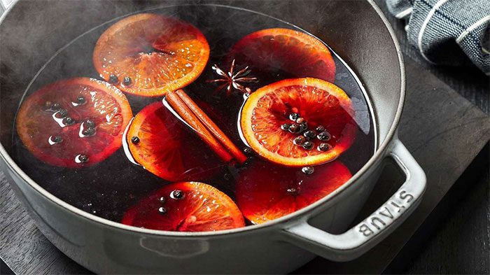 Remember to drink mulled wine in moderation.