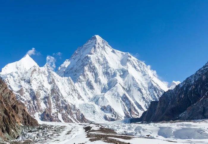 Glaciers in the Himalayas