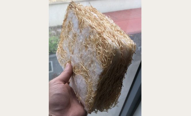 Soundproof and thermal insulation products have been produced.