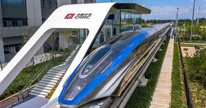Magnetic propulsion is another significant innovation in high-temperature superconducting maglev trains.