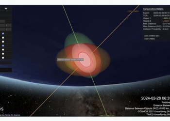 the us spacecraft and the soviet spacecraft nearly collided on orbit 132930