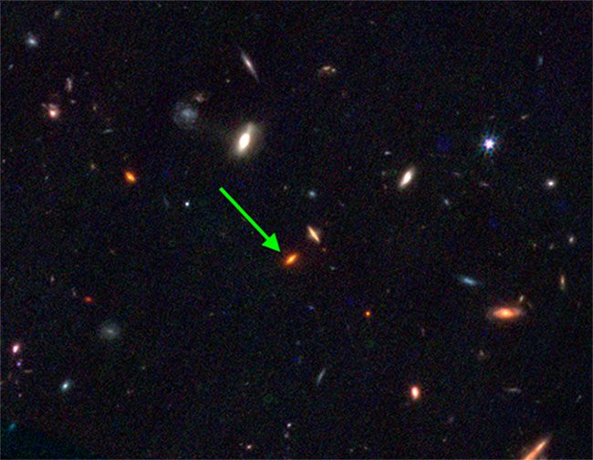 The image captured by James Webb is of ZF-UDS-7329 from 11.5 billion years ago.