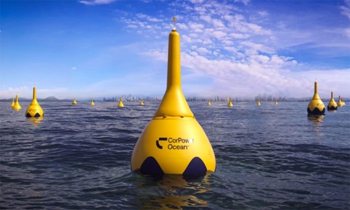 CorPower Ocean's HiWave wave energy converter (WEC)