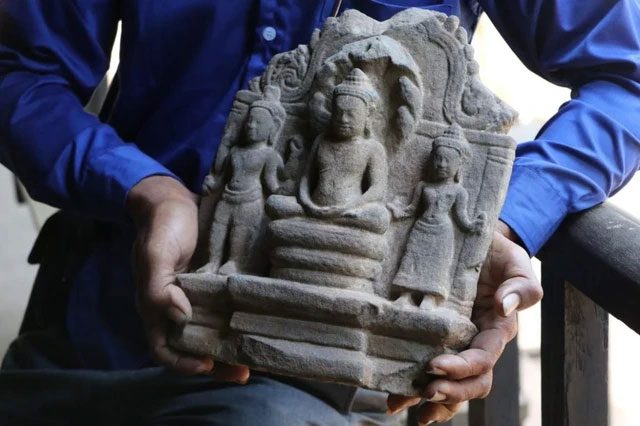 One of the treasures revealed from the recent excavation