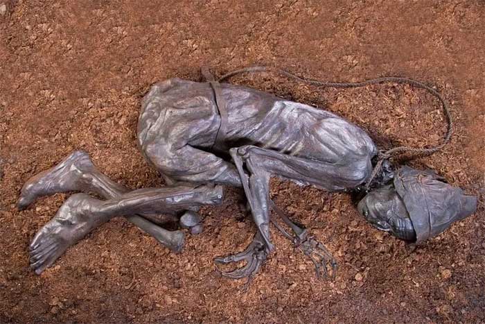 The body of Tollund Man can be seen at the Silkeborg Museum in Denmark.