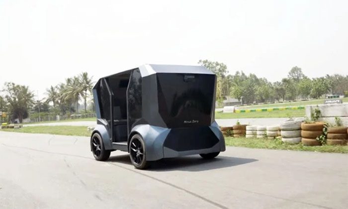 To drive itself, zPod uses cameras instead of sensors to observe its surroundings.
