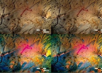 3d technology detecting art of cave painting ancient rock 129682