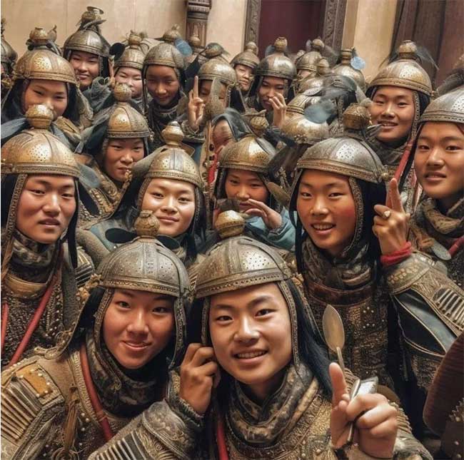 AI created a fascinating collection of images of the Eight Banners Army.