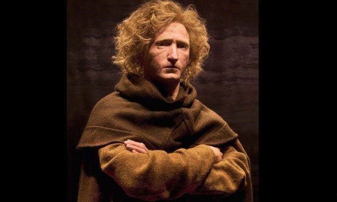 Bocksten Man before he was killed 700 years ago.