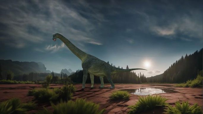 "Portrait" of the new giant creature