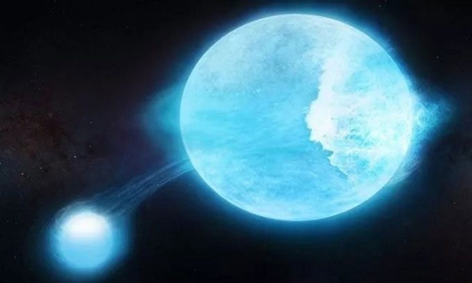 The primary star deformed into an oblate shape in the MACHO 80.7443.1718 system.