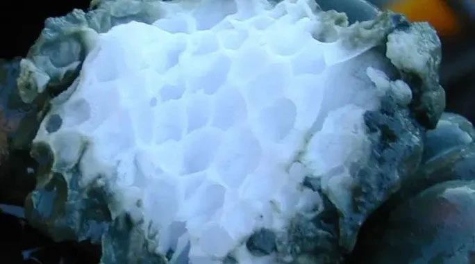 Methane clathrate retrieved by a German research vessel from the ocean