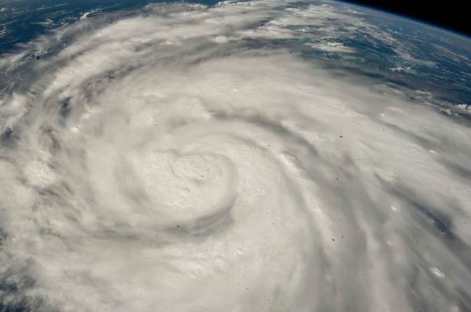 Hurricane Ian captured from the International Space Station (ISS).