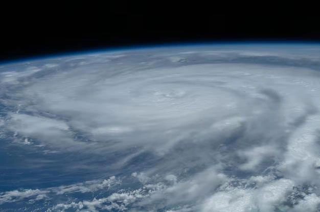 Hurricane Ida from space