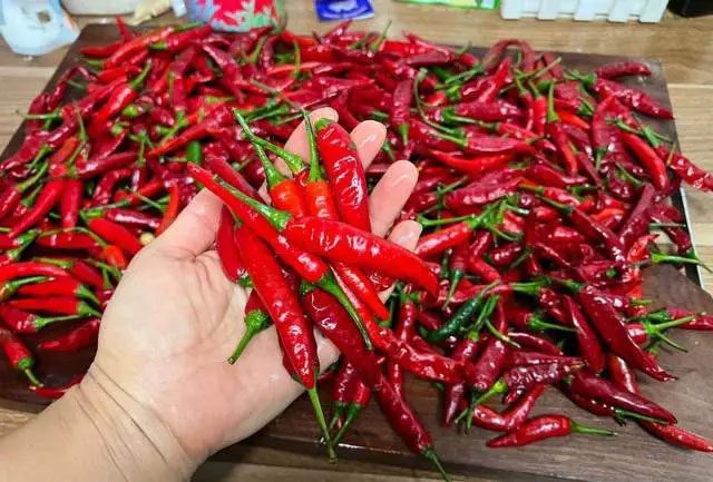 Remove damaged chili peppers to prevent moisture absorption during washing.
