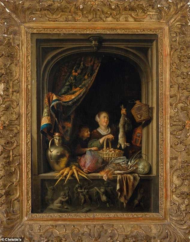 A 17th-century oil painting.