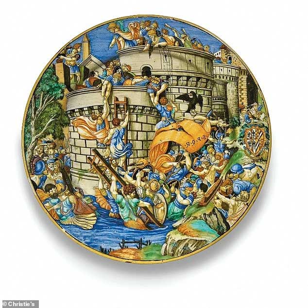 A work painted by Francesco Xanto Avelli in 1541.