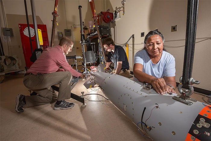 The B61-12 nuclear bomb tested at Sandia National Laboratory