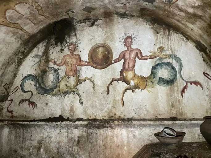The second fresco is also intriguing